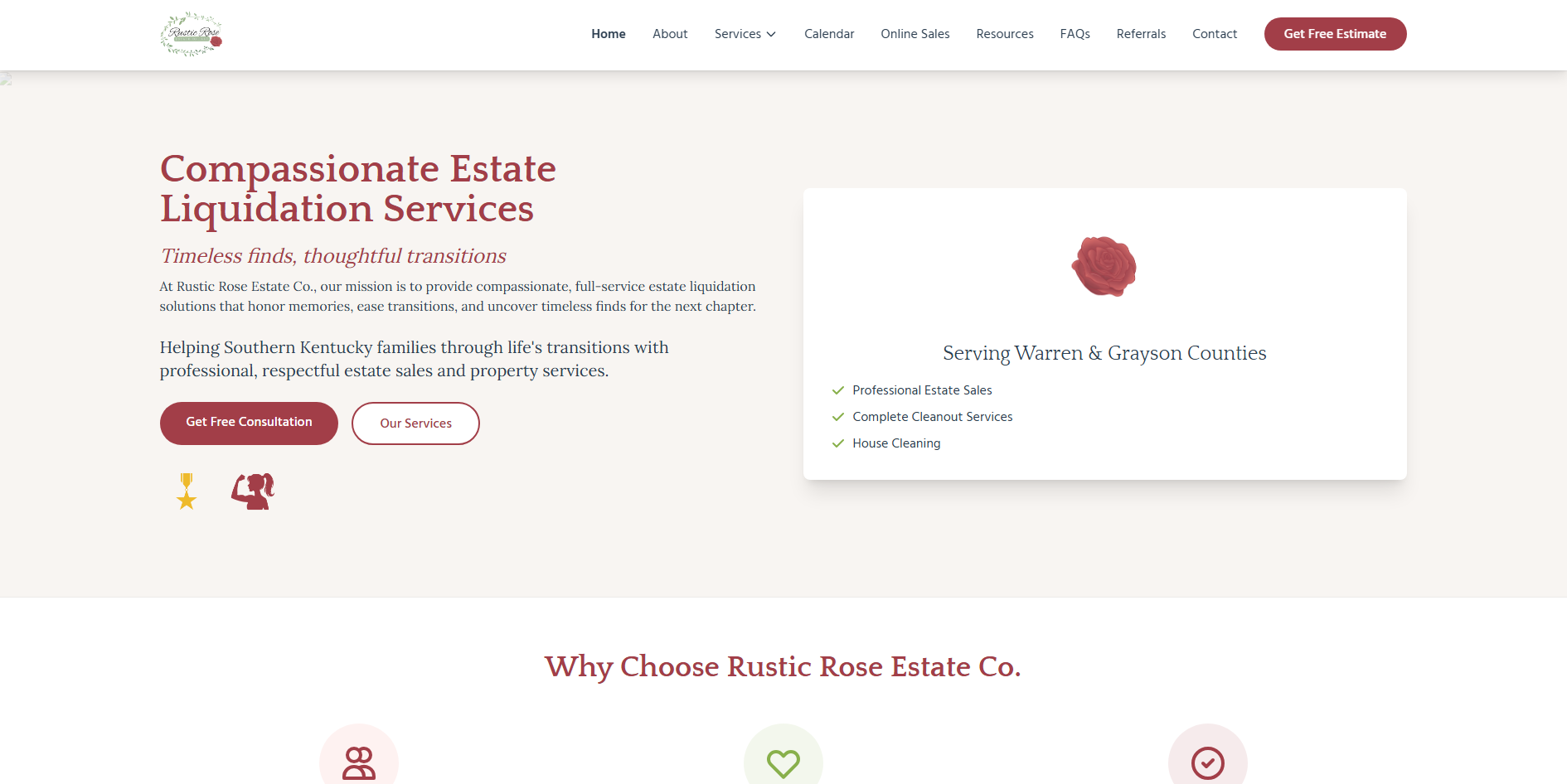 Rustic Rose Estate Preview