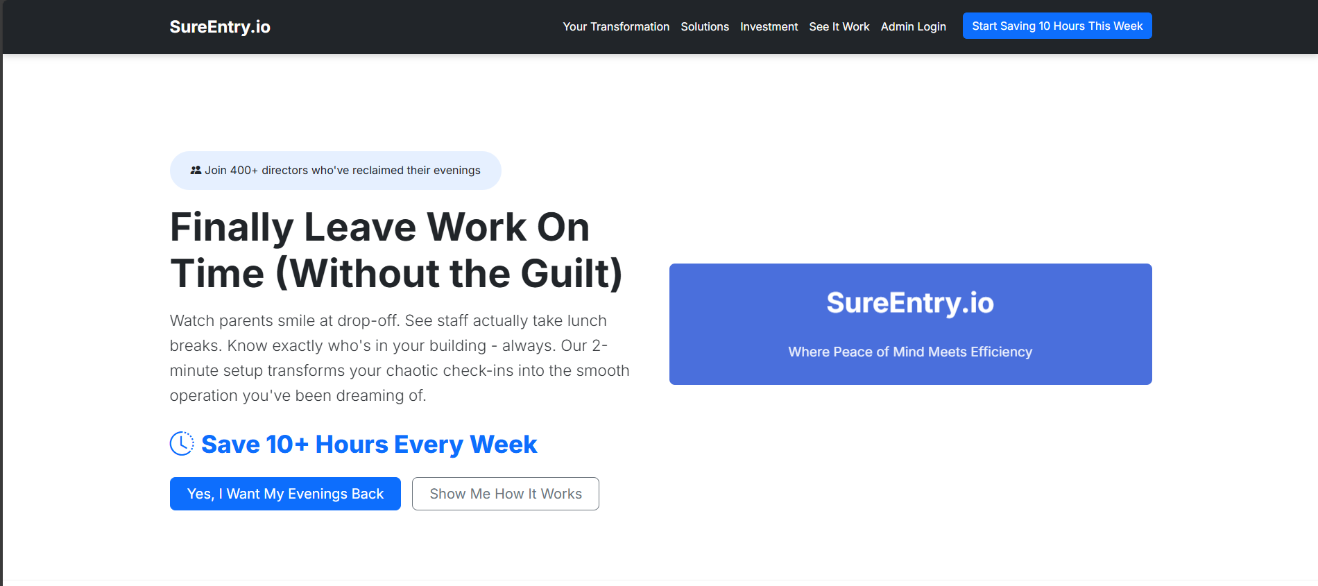 SureEntry Preview